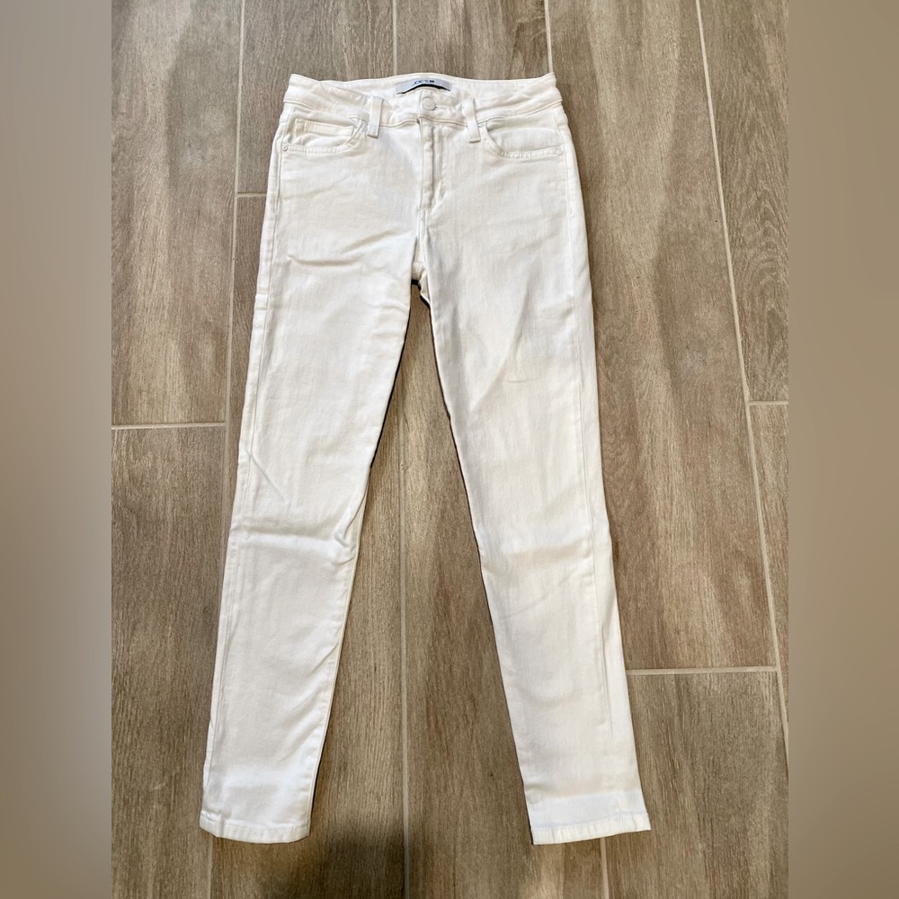 Joe’s Skinny Cropped White Jeans
